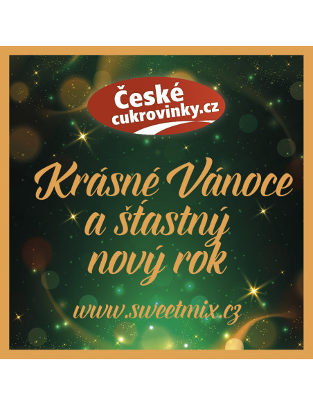 Dárková etiketa - Krásné vánoce a štastný nový rok