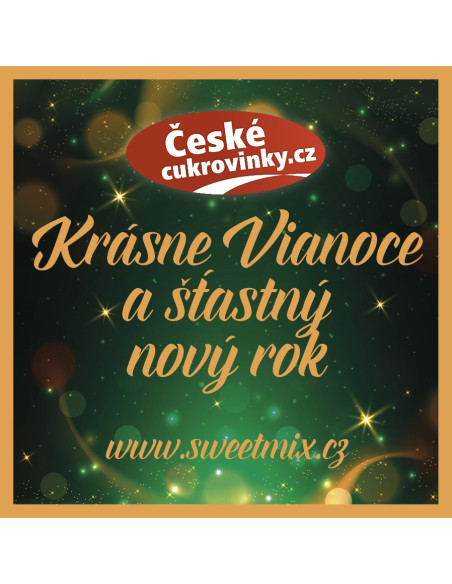 Dárková etiketa - Krásné vánoce a štastný nový rok