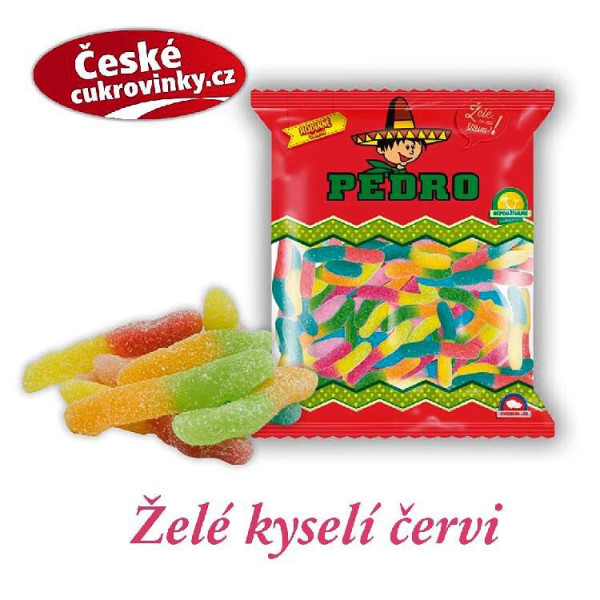 Ochutnejte naše kyselé červíky na www.ceskecukrovinky.cz