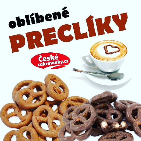 Neváhejte ochutnat naše oblíbené preclíky na www.ceskecukrovinky.cz